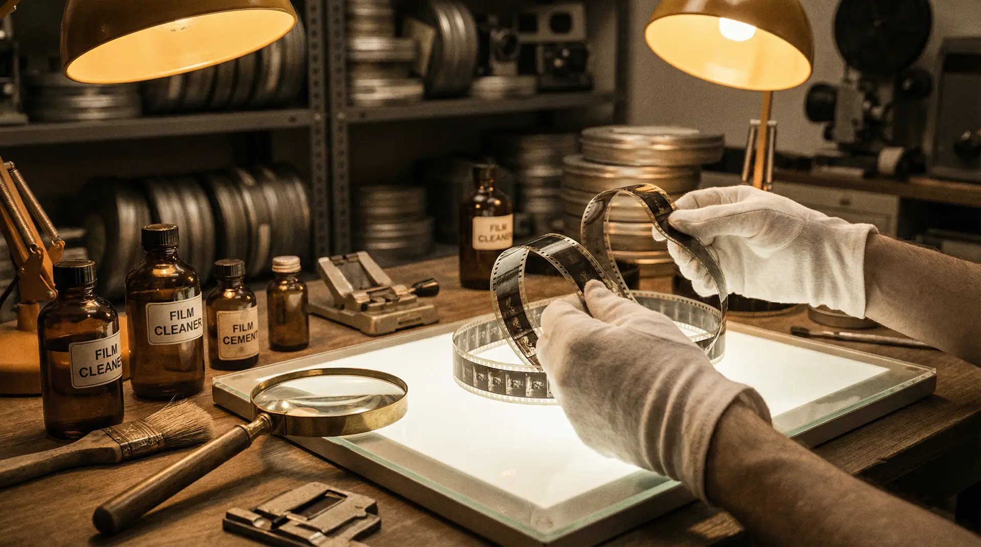 修复师手记 - 经典 精神小妹 胶片修复工作台